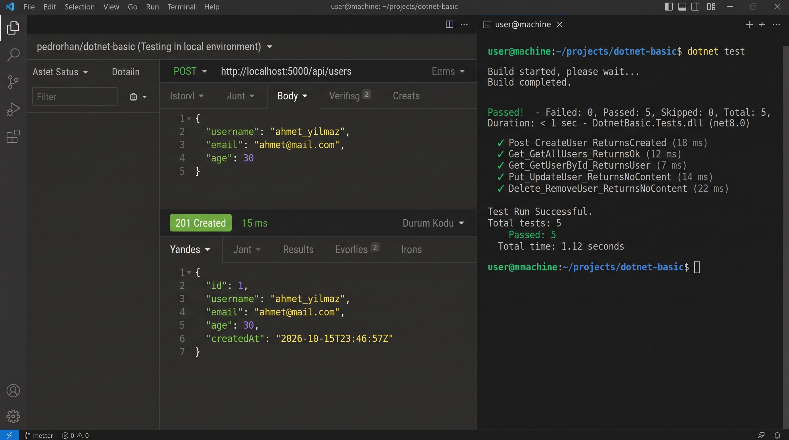 .NET ile Temel Backend ve Nesne Yönelimli Programlama (OOP) Pratikleri